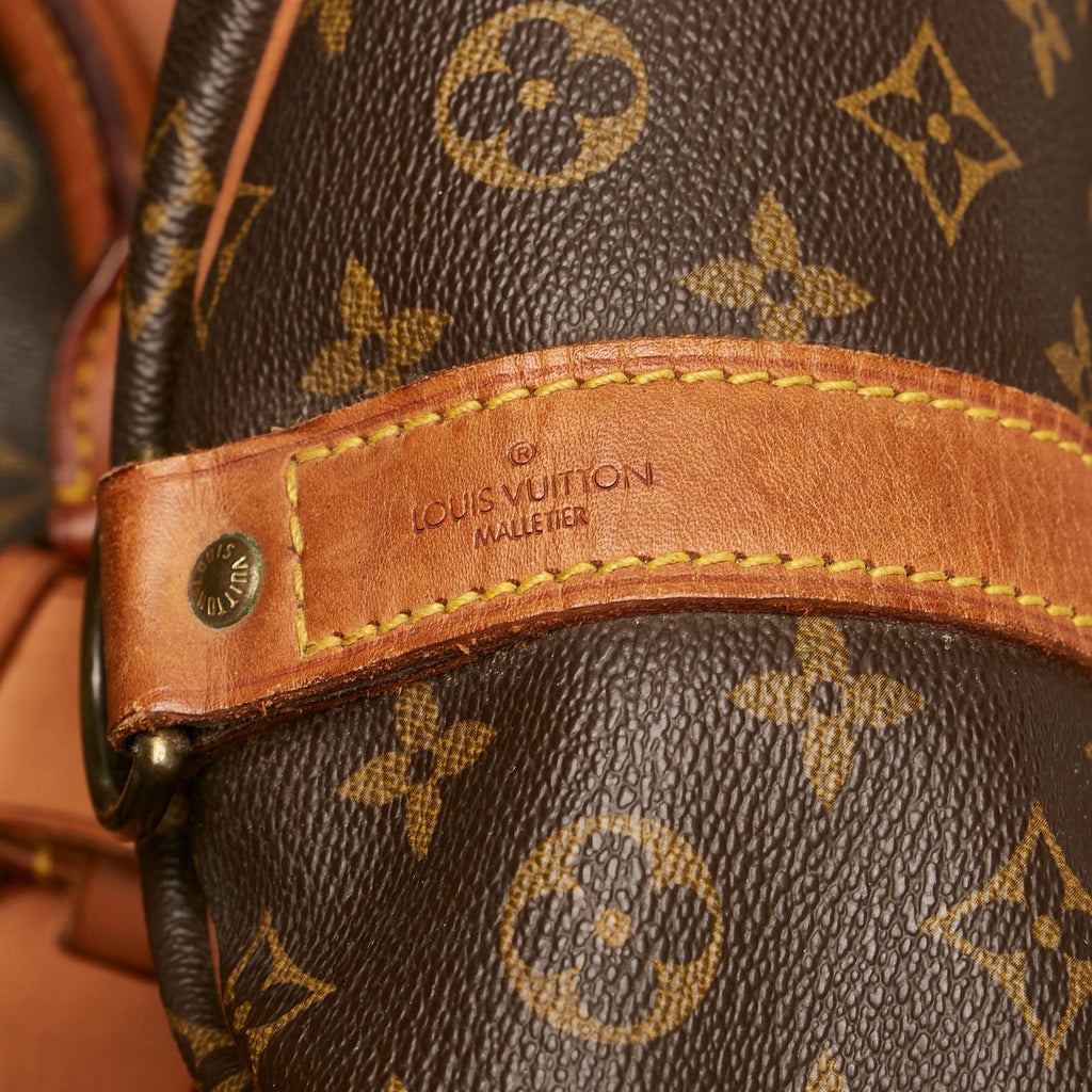 Louis Vuitton Monogram Keepall Bandouliere 55 (SHG-31224)