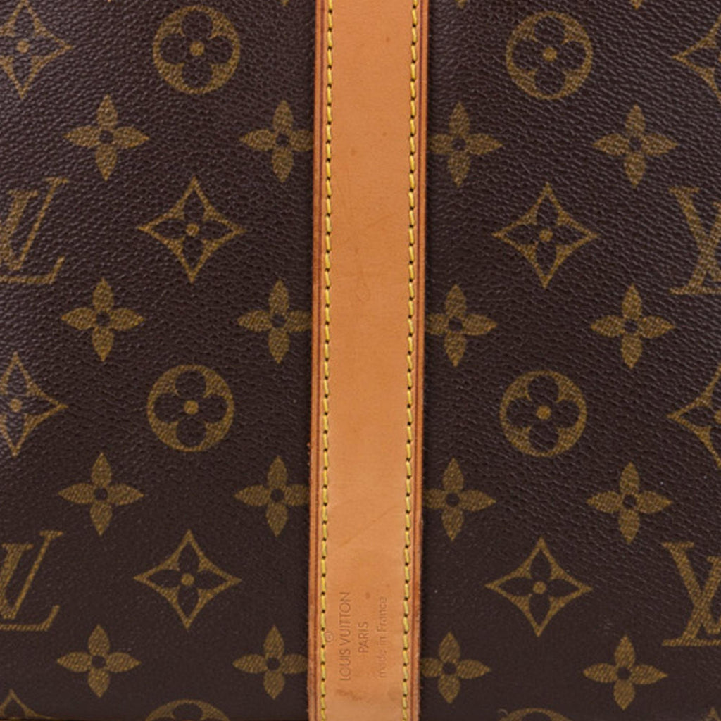 Louis Vuitton Monogram Keepall Bandouliere 55 (SHG-35116)