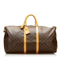 Louis Vuitton Monogram Keepall Bandouliere 55 (SHG-35656)