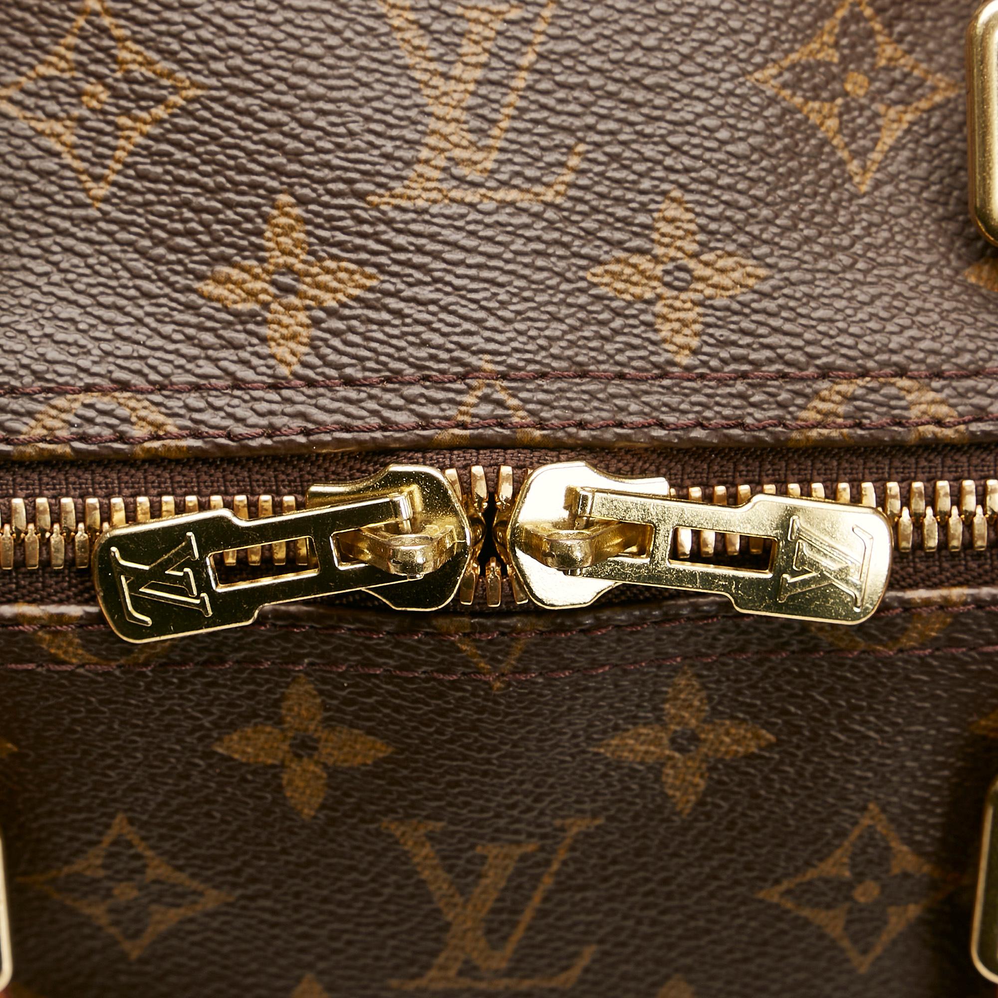 Louis Vuitton Monogram Keepall Bandouliere 55 (SHG-35771)