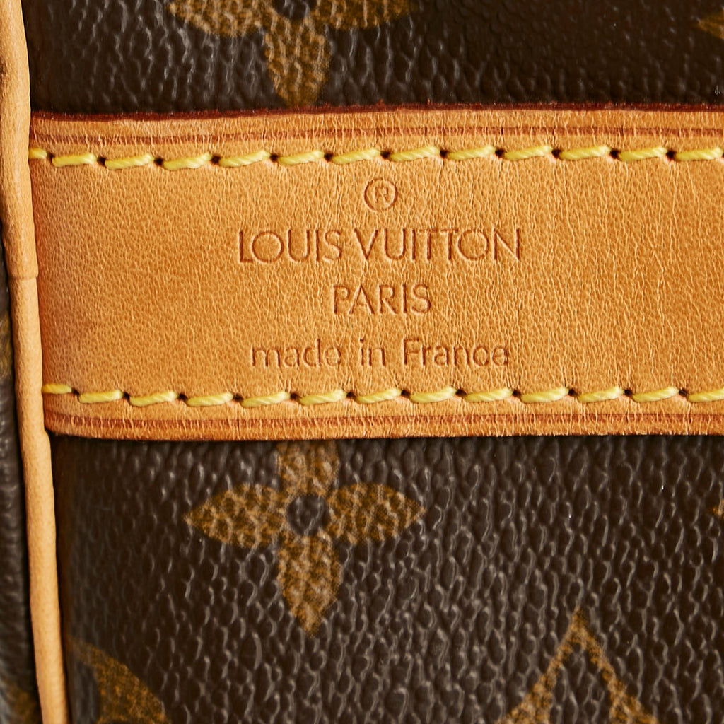Louis Vuitton Monogram Keepall Bandouliere 55 (SHG-35771)