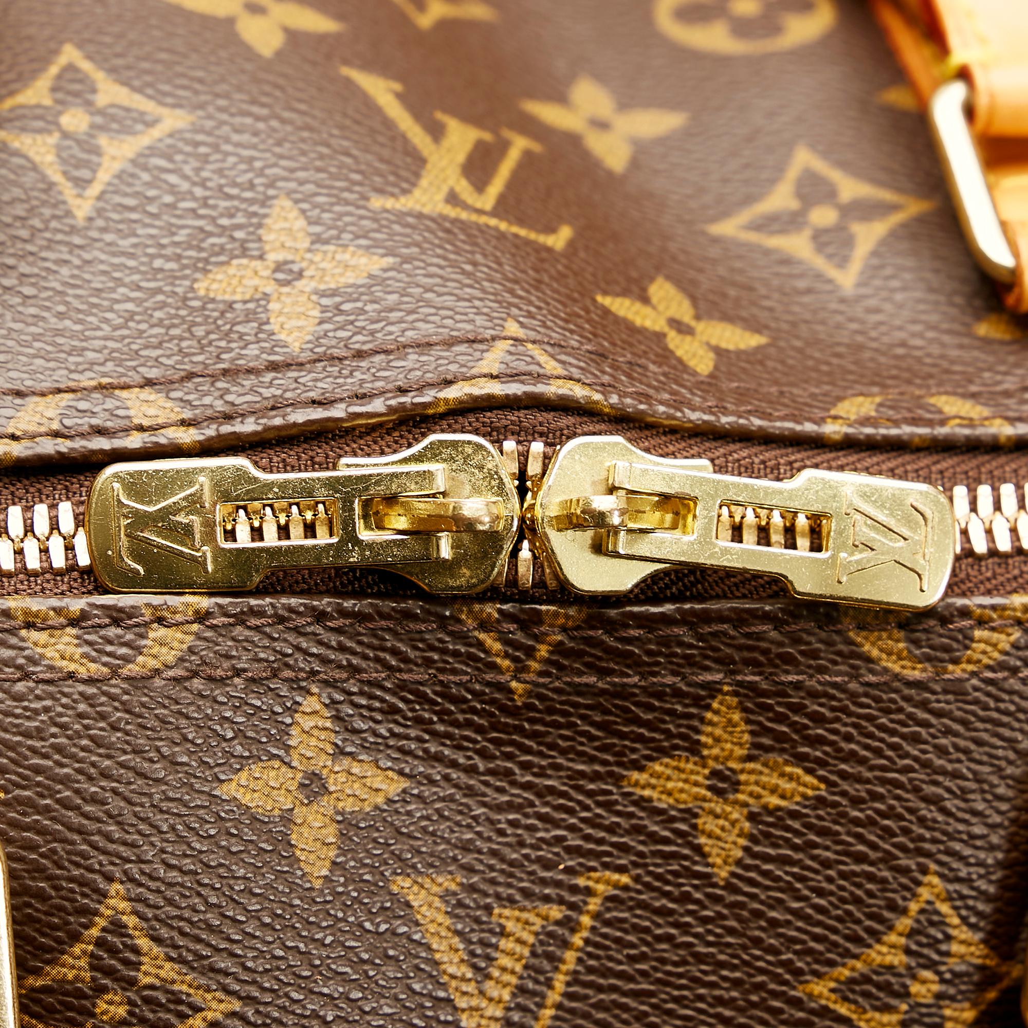 Louis Vuitton Monogram Keepall Bandouliere 55 (SHG-8E74Fu)