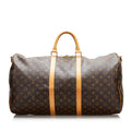 Louis Vuitton Monogram Keepall Bandouliere 55 (SHG-8E74Fu)