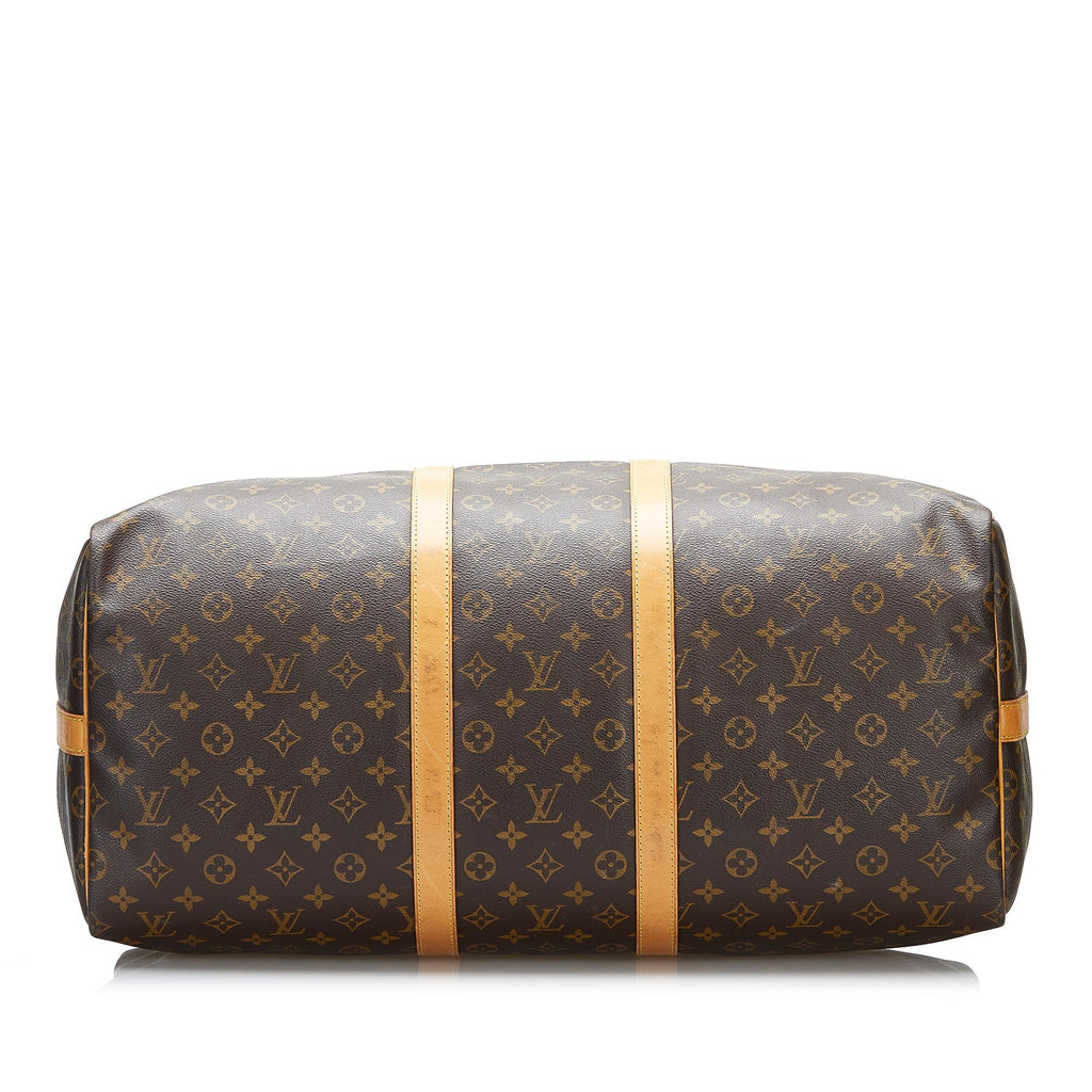 Louis Vuitton Monogram Keepall Bandouliere 55 (SHG-SSGB8q)