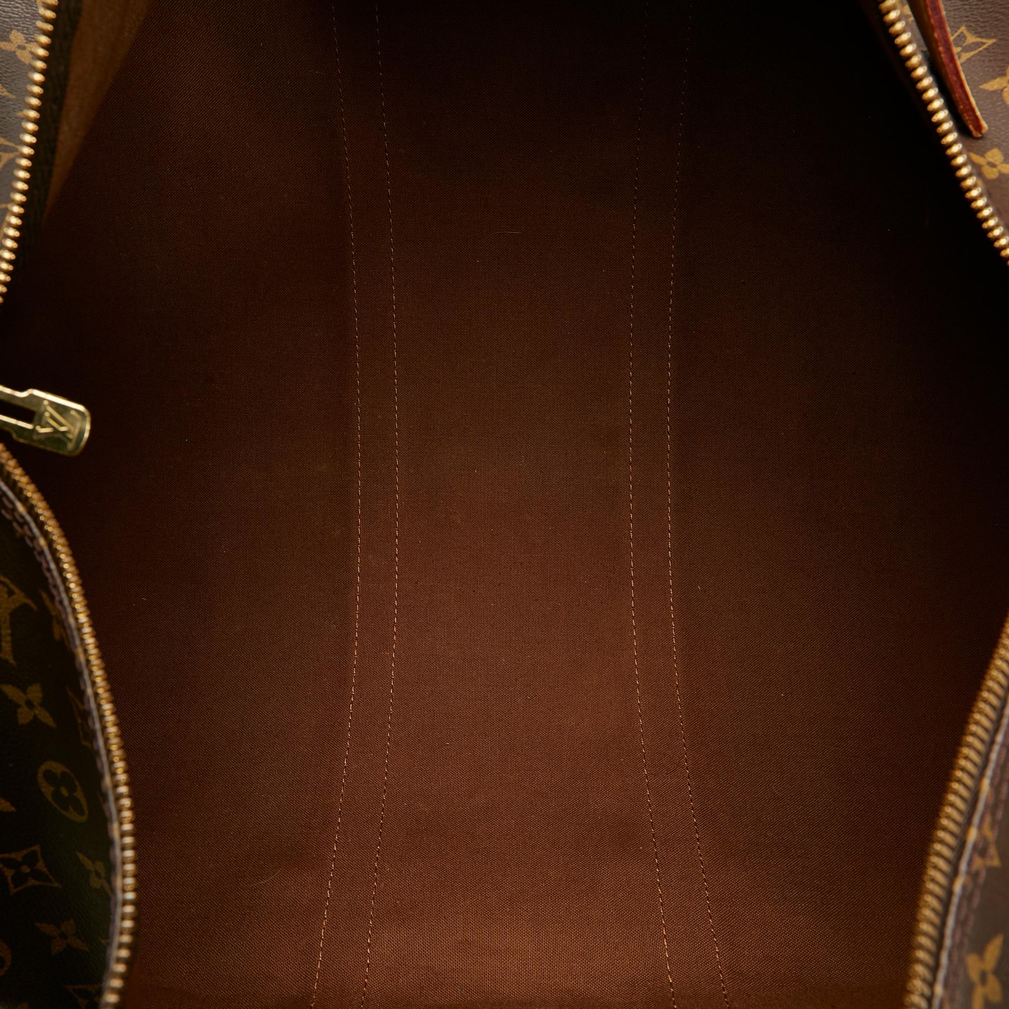Louis Vuitton Monogram Keepall Bandouliere 55 (SHG-SSGB8q)