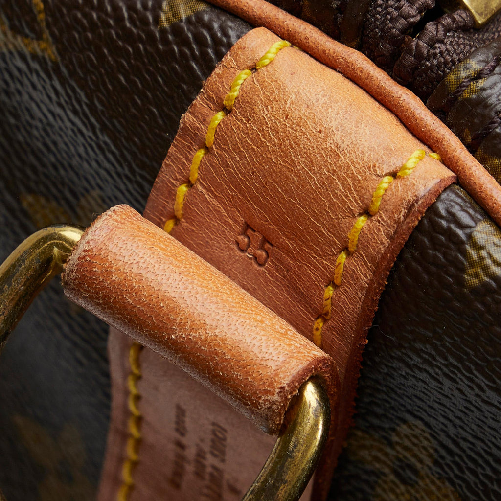Louis Vuitton Monogram Keepall Bandouliere 55 (SHG-pbkvwr)