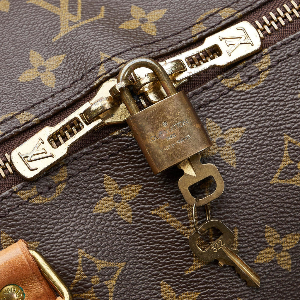 Louis Vuitton Monogram Keepall Bandouliere 55 (SHG-pbkvwr)