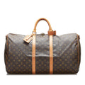Louis Vuitton Monogram Keepall Bandouliere 55 (SHG-pbkvwr)