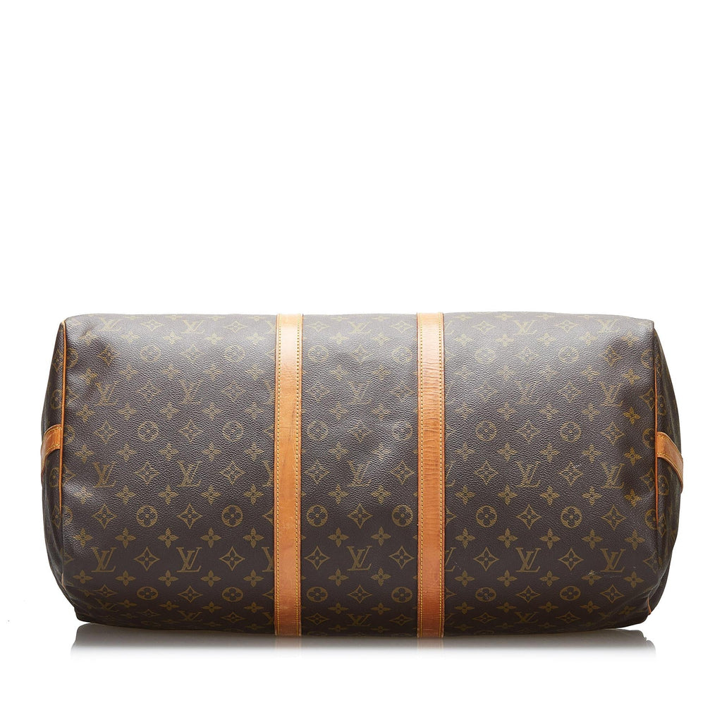 Louis Vuitton Monogram Keepall Bandouliere 55 (SHG-FGCSNI)