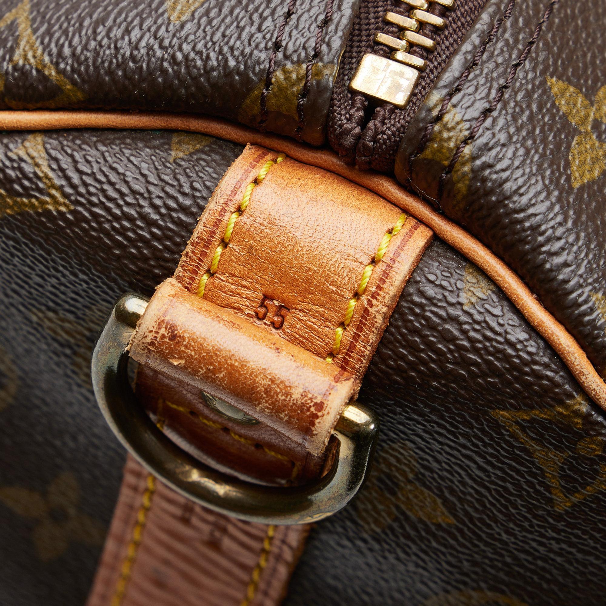 Louis Vuitton Monogram Keepall Bandouliere 55 (SHG-FGCSNI)