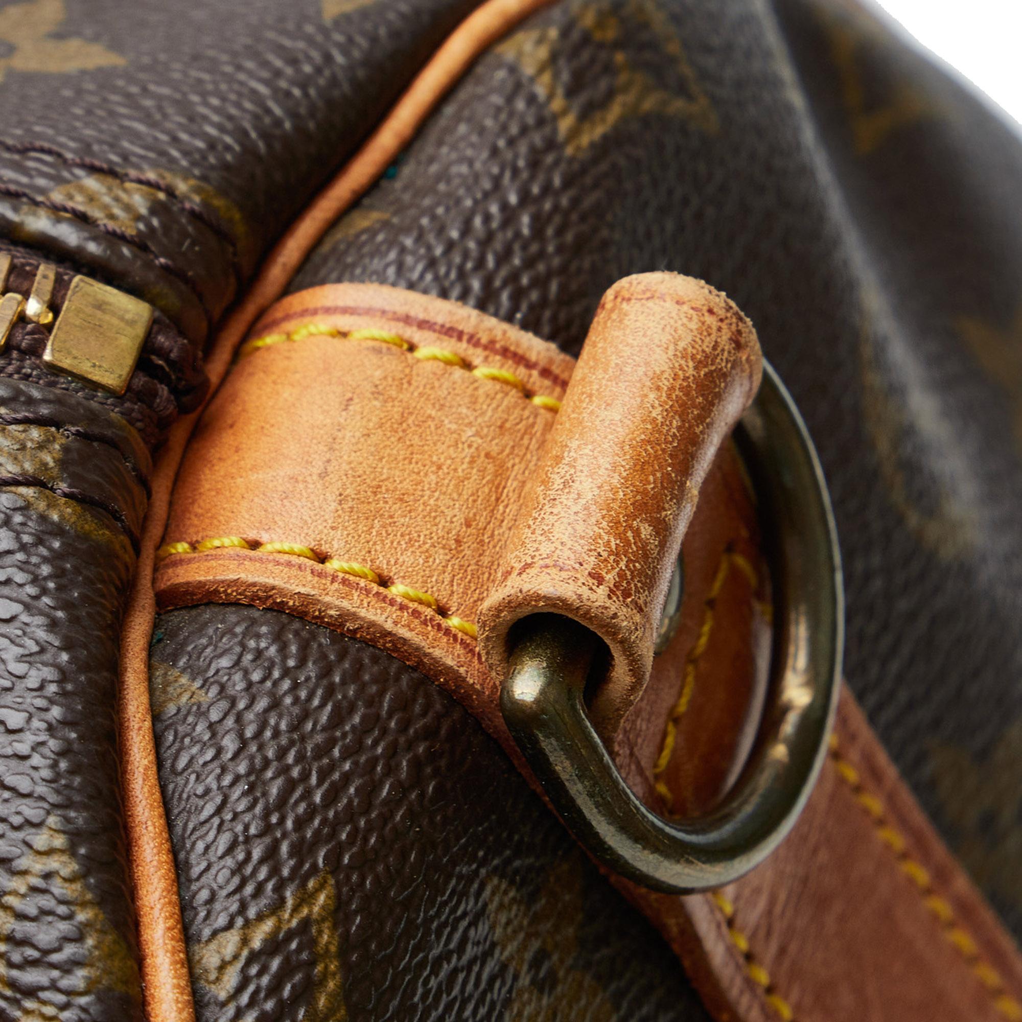 Louis Vuitton Monogram Keepall Bandouliere 55 (SHG-FGCSNI)