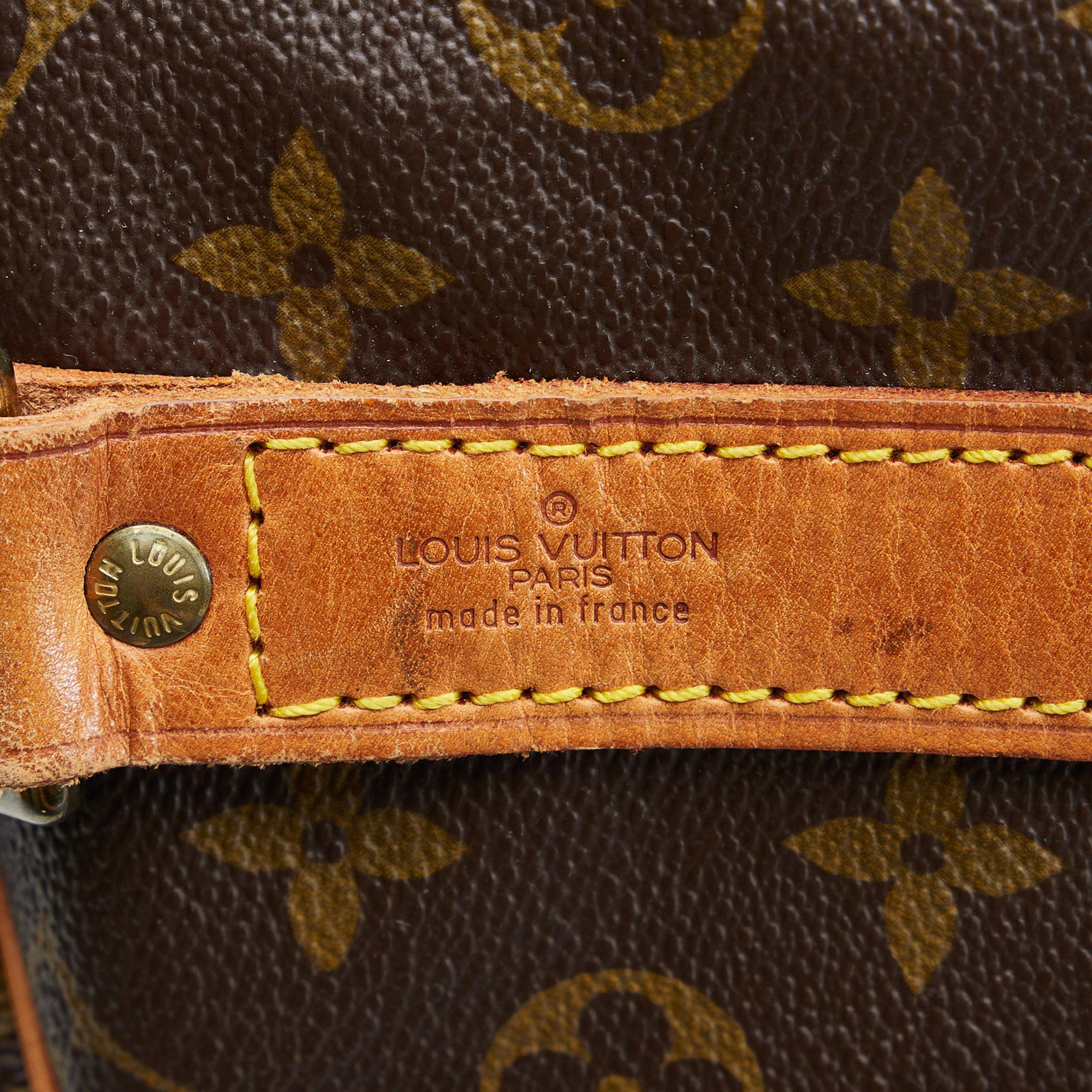 Louis Vuitton Monogram Keepall Bandouliere 55 (SHG-FGCSNI)
