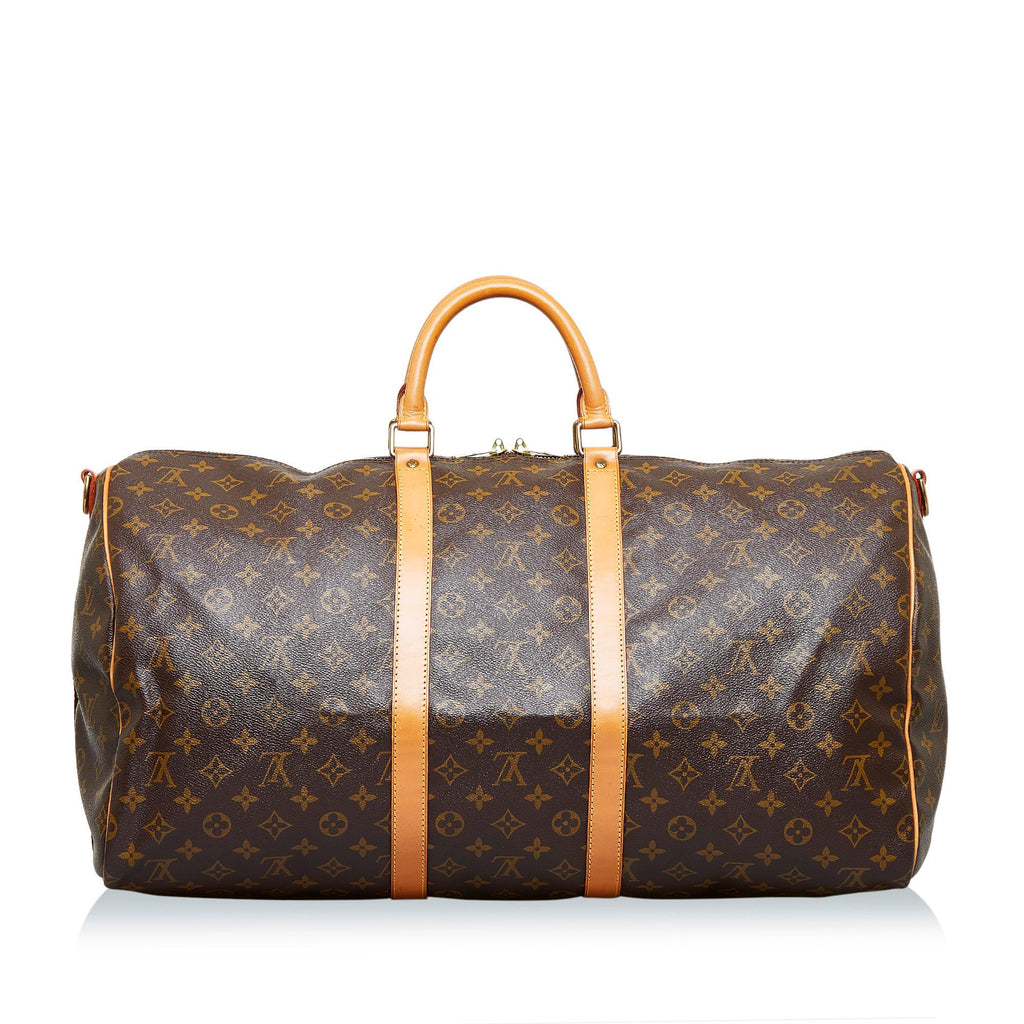 Louis Vuitton Monogram Keepall Bandouliere 55 (SHG-s8nfP1)