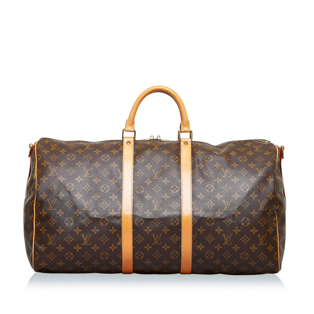 Louis Vuitton Monogram Keepall Bandouliere 55 (SHG-s8nfP1)