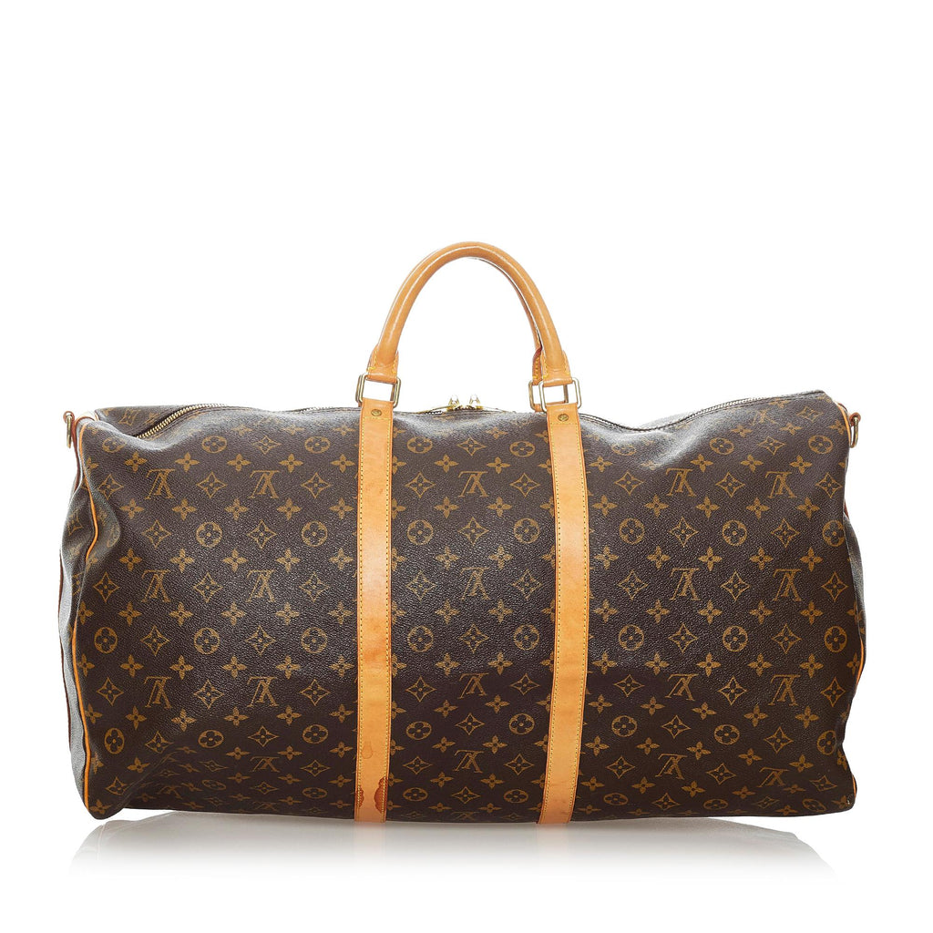 Louis Vuitton Monogram Keepall Bandouliere 60 (SHG-30493)