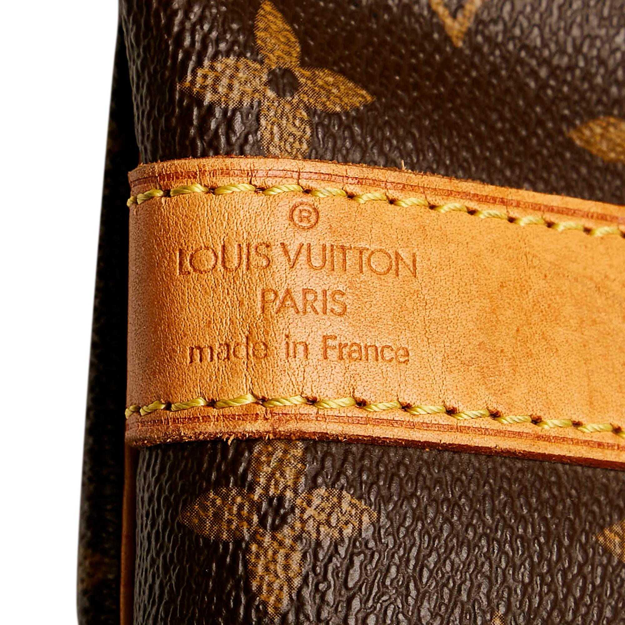 Louis Vuitton Monogram Keepall Bandouliere 60 (SHG-30493)