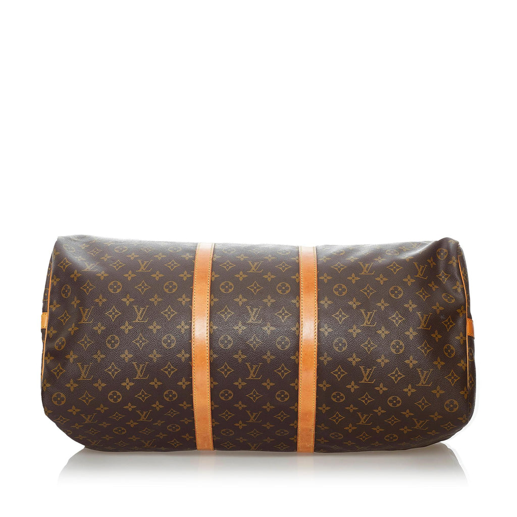 Louis Vuitton Monogram Keepall Bandouliere 60 (SHG-31176)