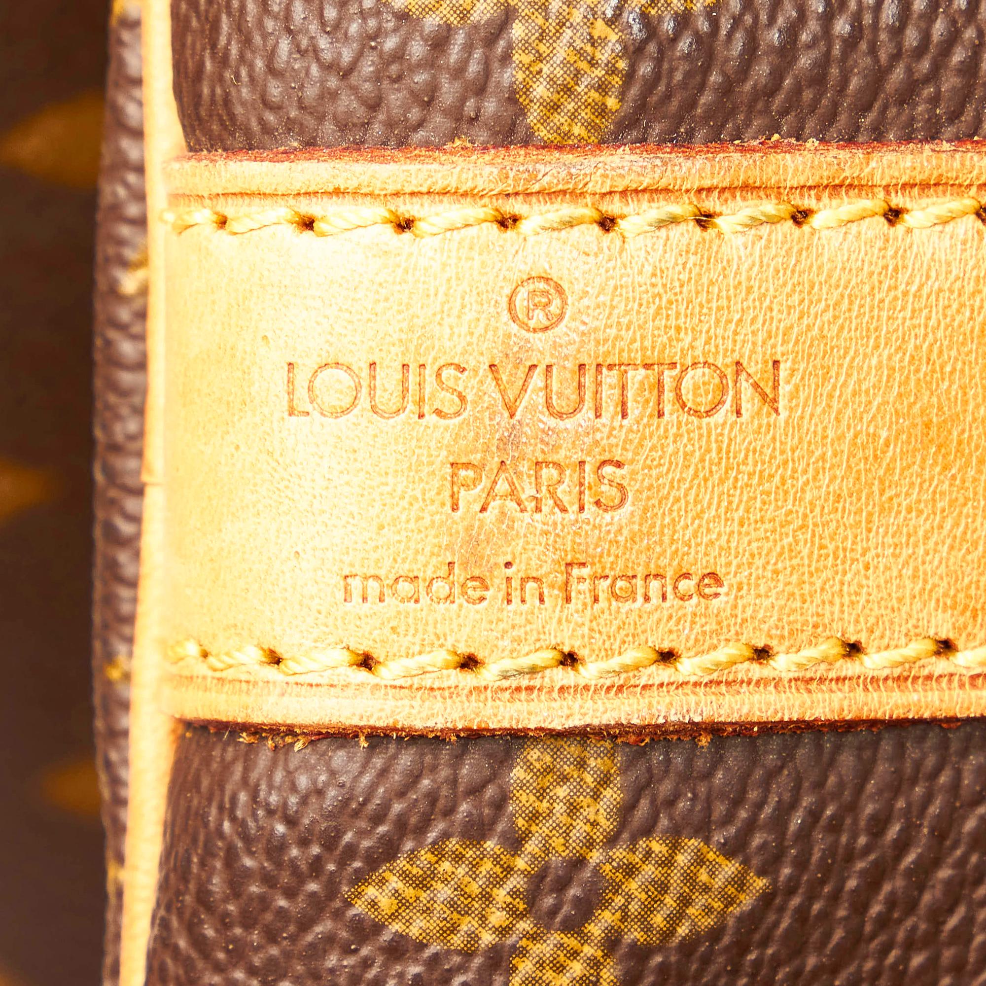 Louis Vuitton Monogram Keepall Bandouliere 60 (SHG-31176)