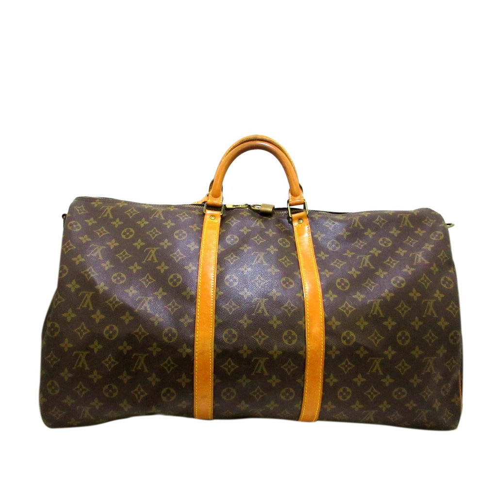 Louis Vuitton Monogram Keepall Bandouliere 60 (SHG-36002)