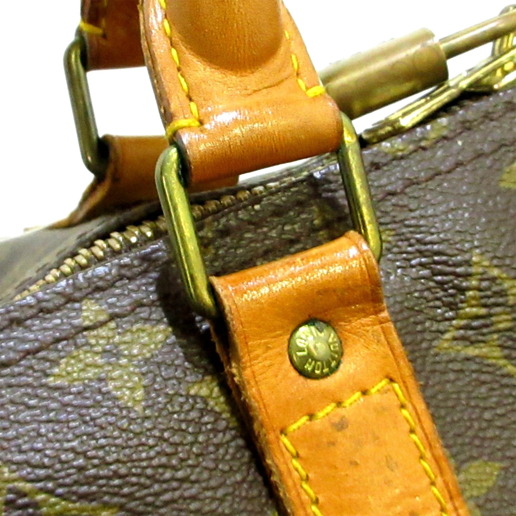 Louis Vuitton Monogram Keepall Bandouliere 60 (SHG-36002)