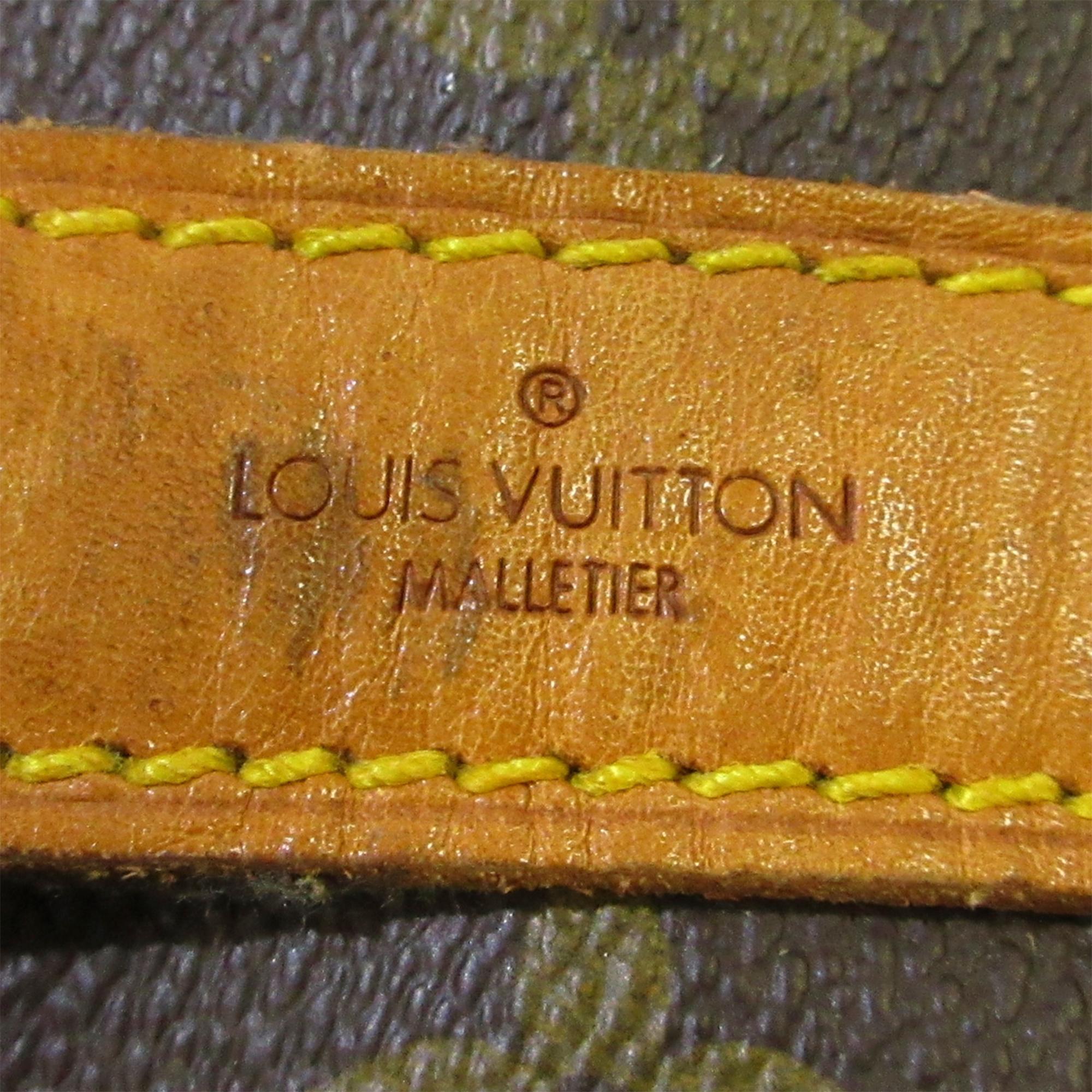 Louis Vuitton Monogram Keepall Bandouliere 60 (SHG-36002)