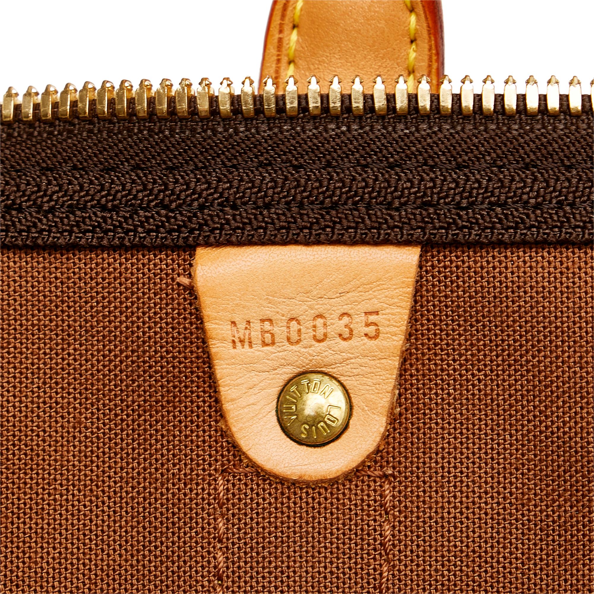 Louis Vuitton Monogram Keepall Bandouliere 60 (SHG-36245)