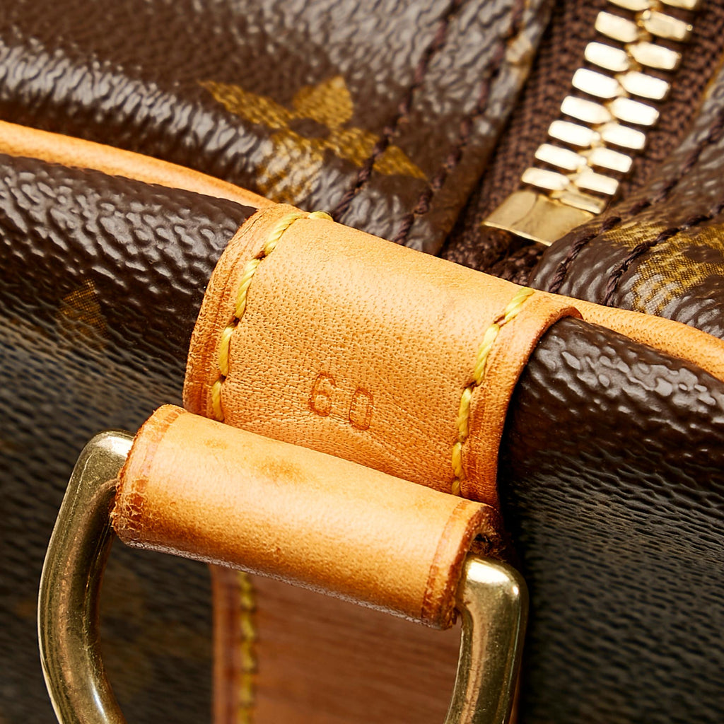 Louis Vuitton Monogram Keepall Bandouliere 60 (SHG-36245)