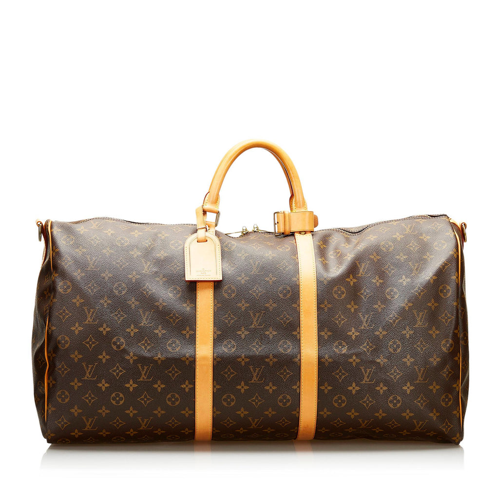 Louis Vuitton Monogram Keepall Bandouliere 60 (SHG-36245)