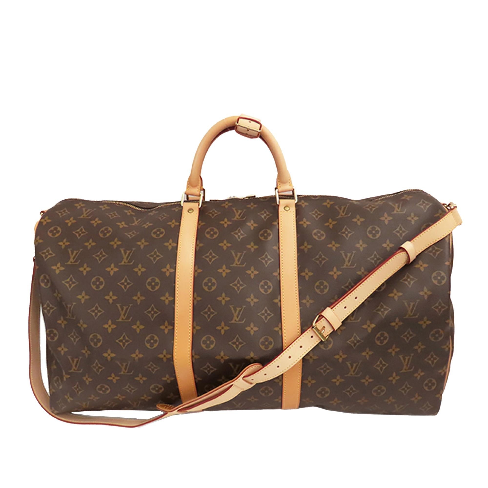 Louis Vuitton Monogram Keepall Bandouliere 60 (SHG-dHQTFc)