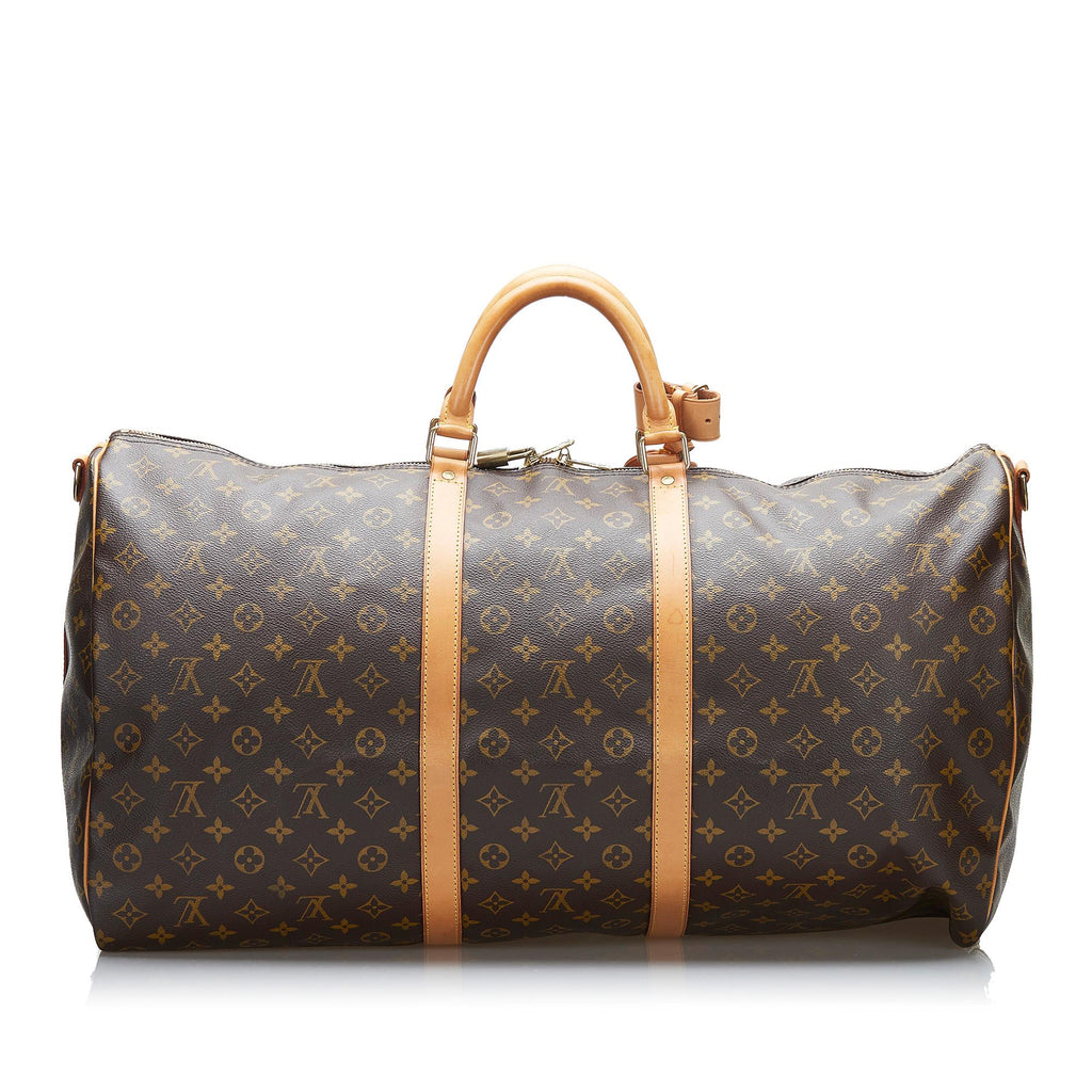 Louis Vuitton Monogram Keepall Bandouliere 60 (SHG-POGxF8)