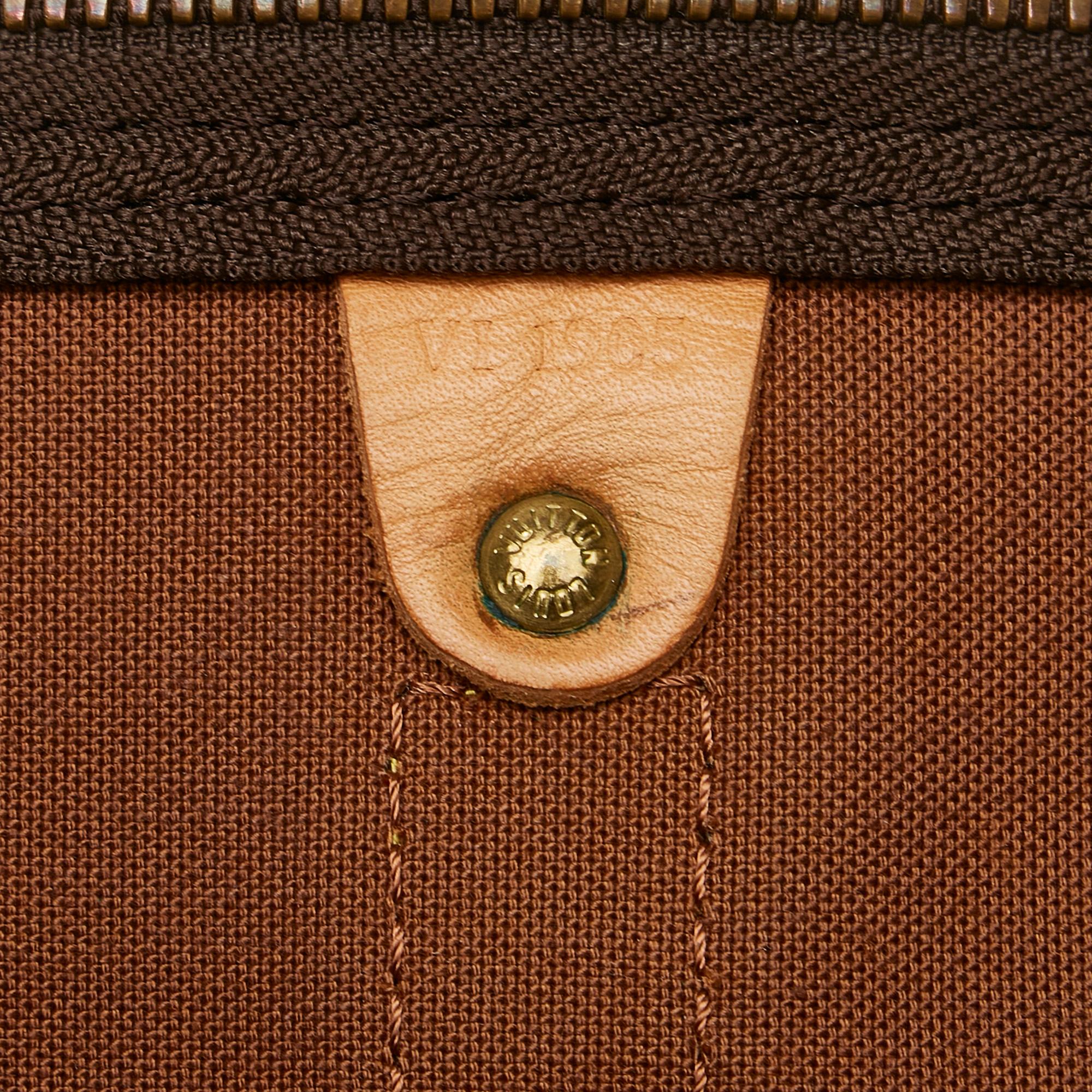 Louis Vuitton Monogram Keepall Bandouliere 60 (SHG-POGxF8)