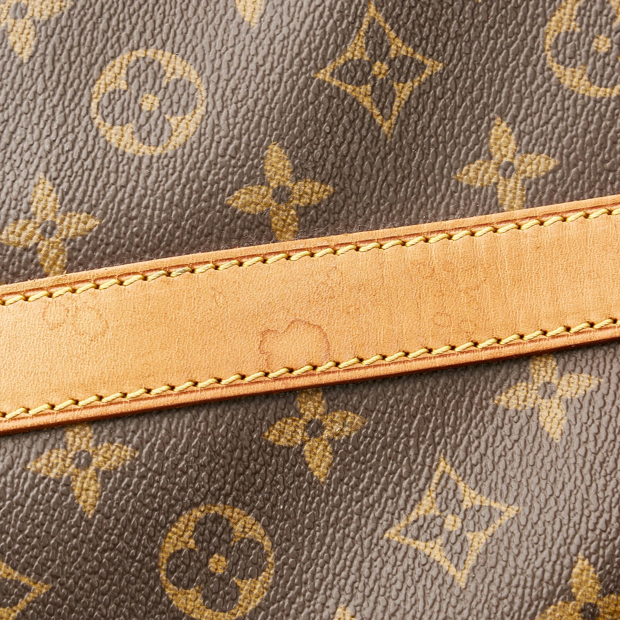 Louis Vuitton Monogram Keepall Bandouliere 60 (SHG-POGxF8)
