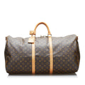 Louis Vuitton Monogram Keepall Bandouliere 60 (SHG-POGxF8)