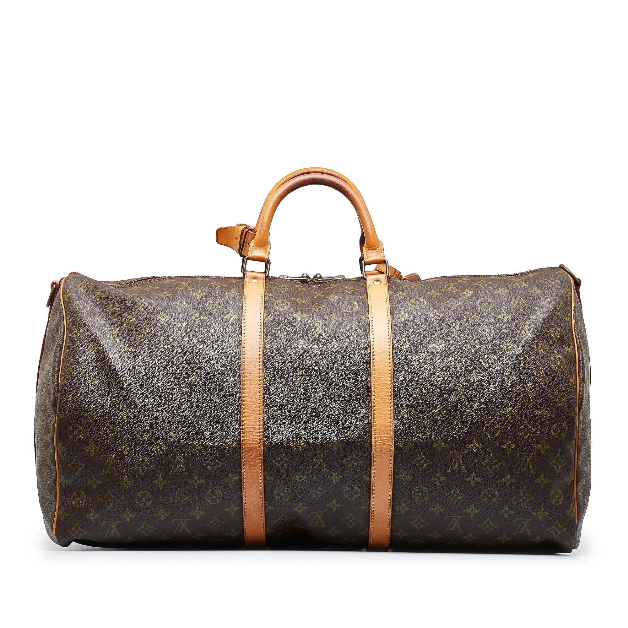 Louis Vuitton Monogram Keepall Bandouliere 60 (SHG-FwMn7a)
