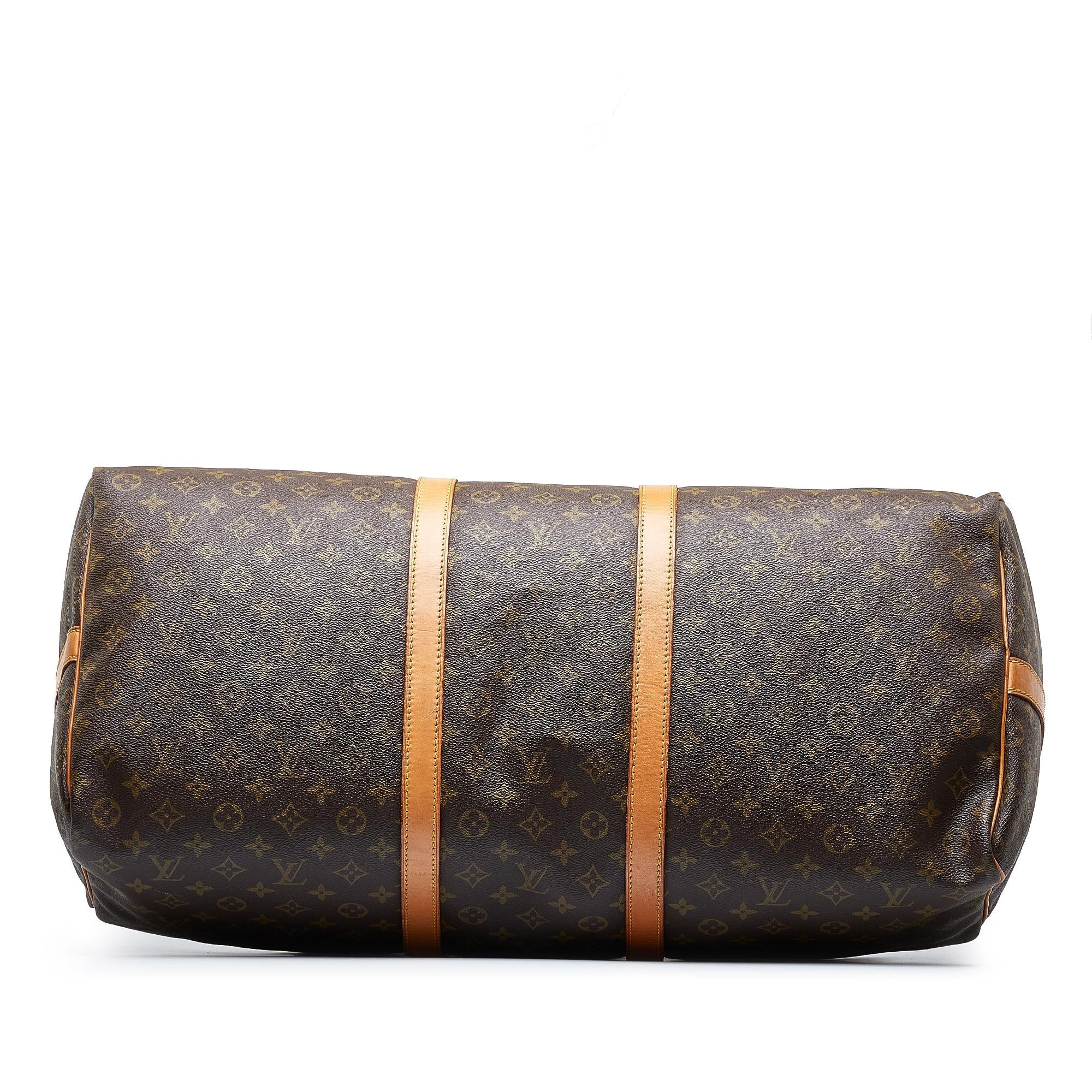 Louis Vuitton Monogram Keepall Bandouliere 60 (SHG-FwMn7a)
