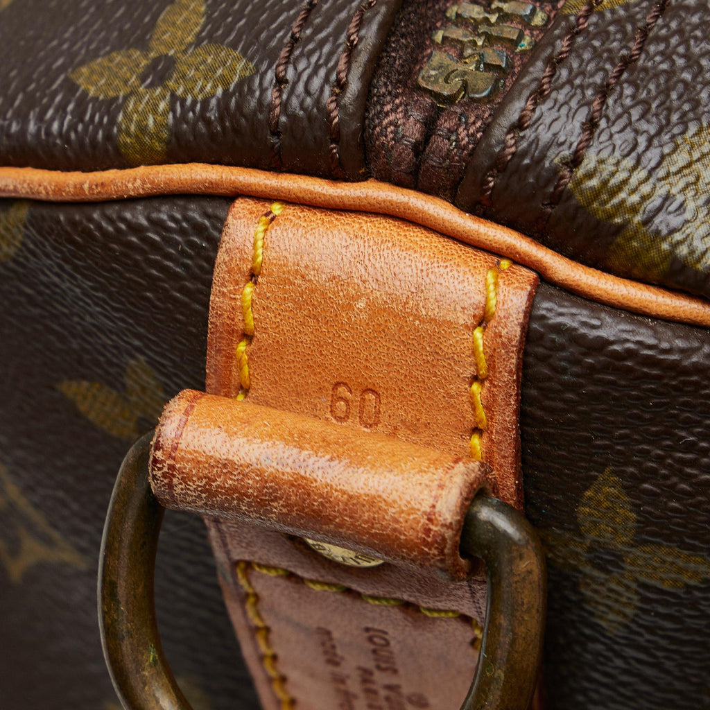 Louis Vuitton Monogram Keepall Bandouliere 60 (SHG-FwMn7a)