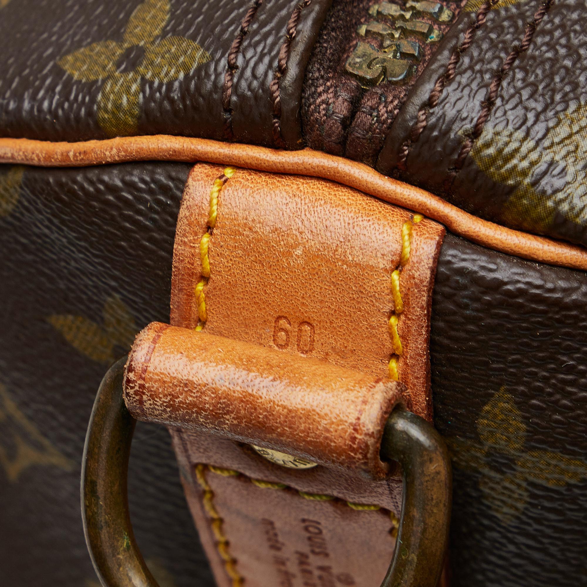 Louis Vuitton Monogram Keepall Bandouliere 60 (SHG-FwMn7a)