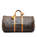 Louis Vuitton Monogram Keepall Bandouliere 60 (SHG-FwMn7a)