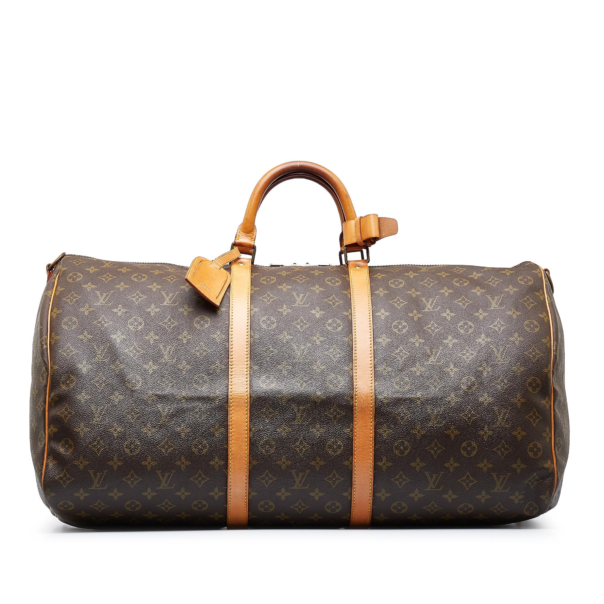 Louis Vuitton Monogram Keepall Bandouliere 60 (SHG-FwMn7a)