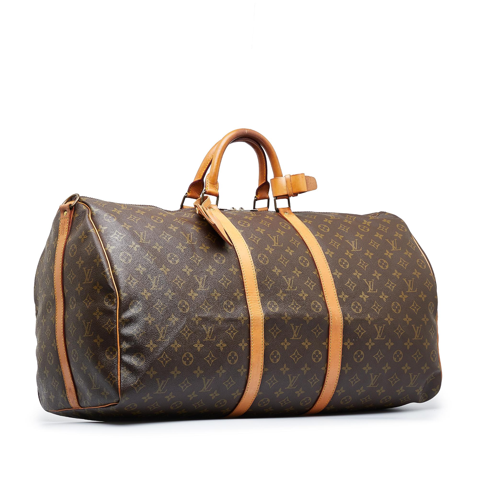 Louis Vuitton Monogram Keepall Bandouliere 60 (SHG-FwMn7a)