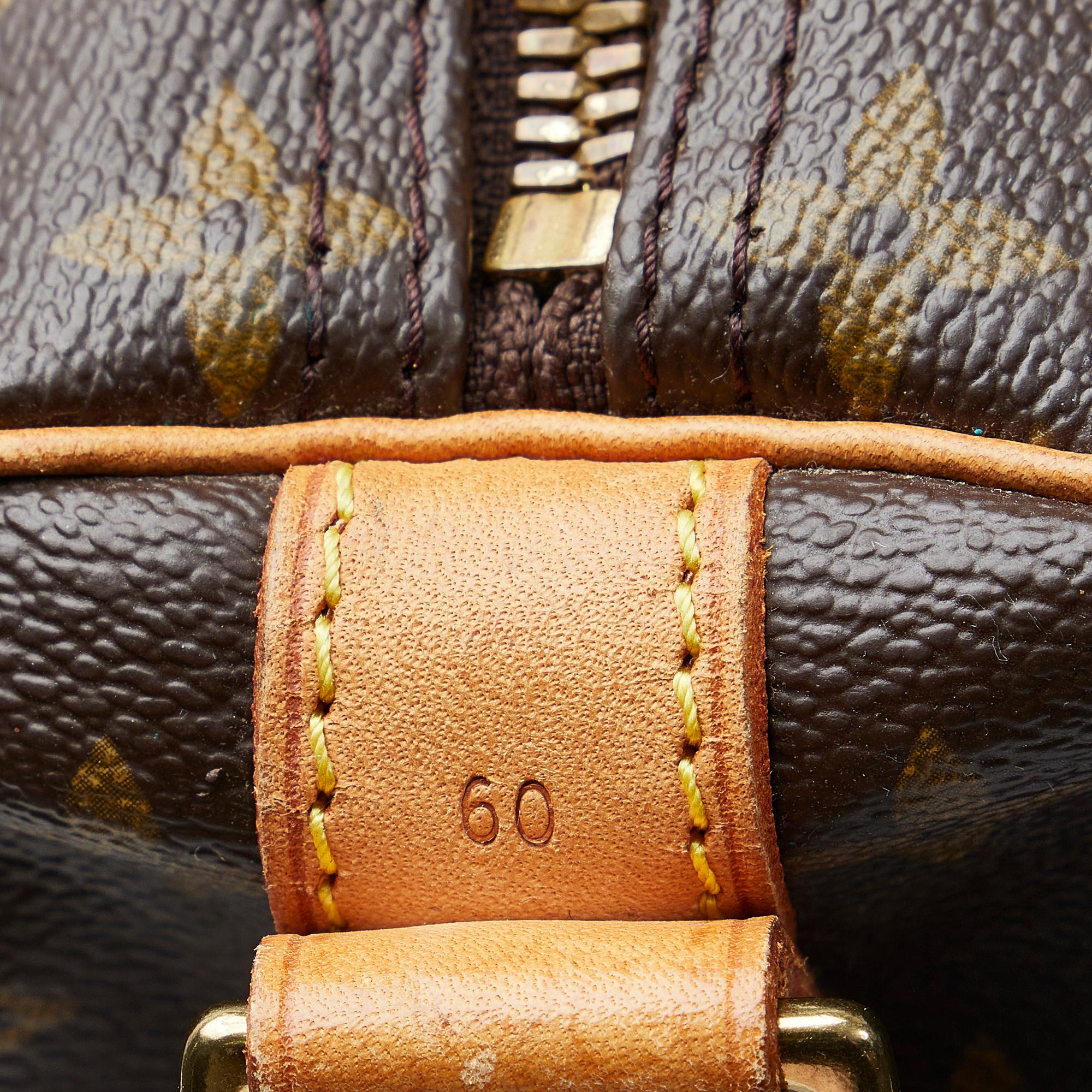 Louis Vuitton Monogram Keepall Bandouliere 60 (SHG-O0F0Yr)