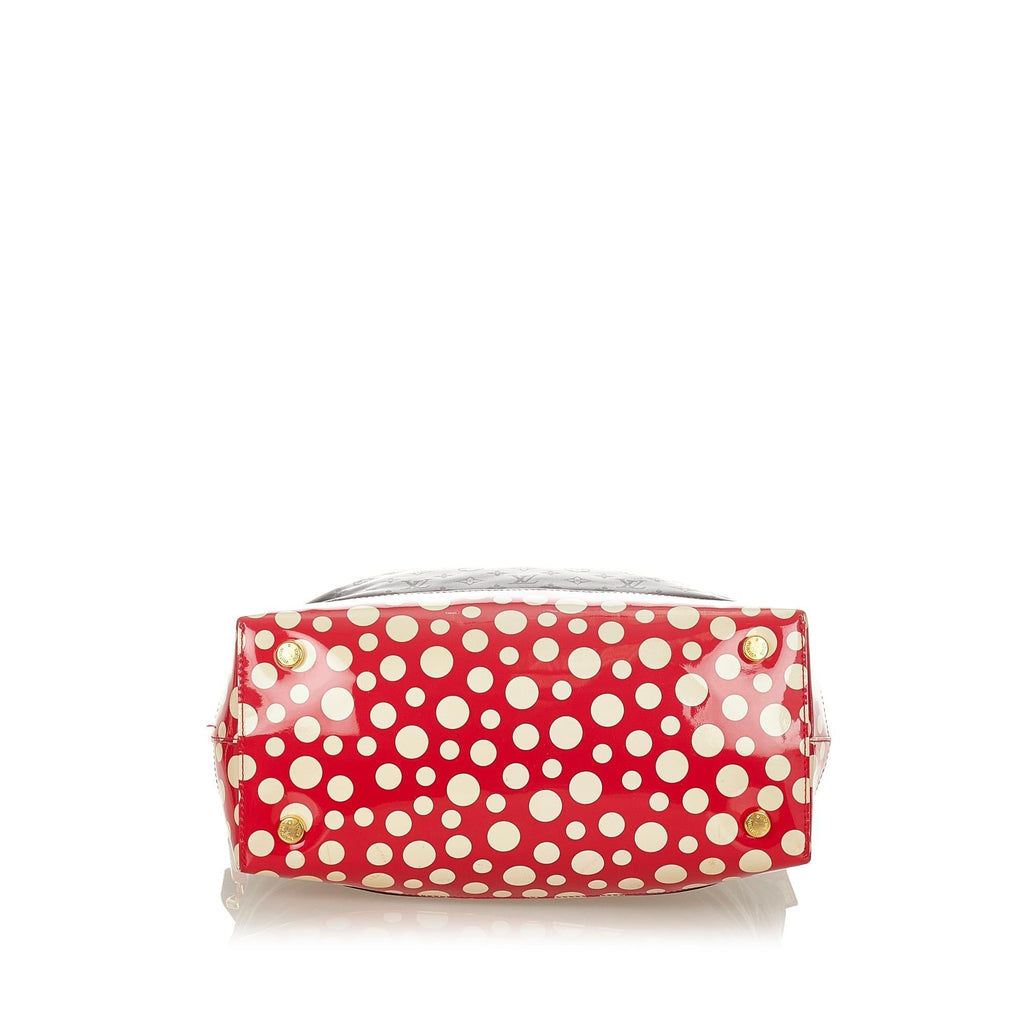 Louis Vuitton Monogram Lockit Vertical Yayoi Kusama Dots Infinity MM (SHG-31818)