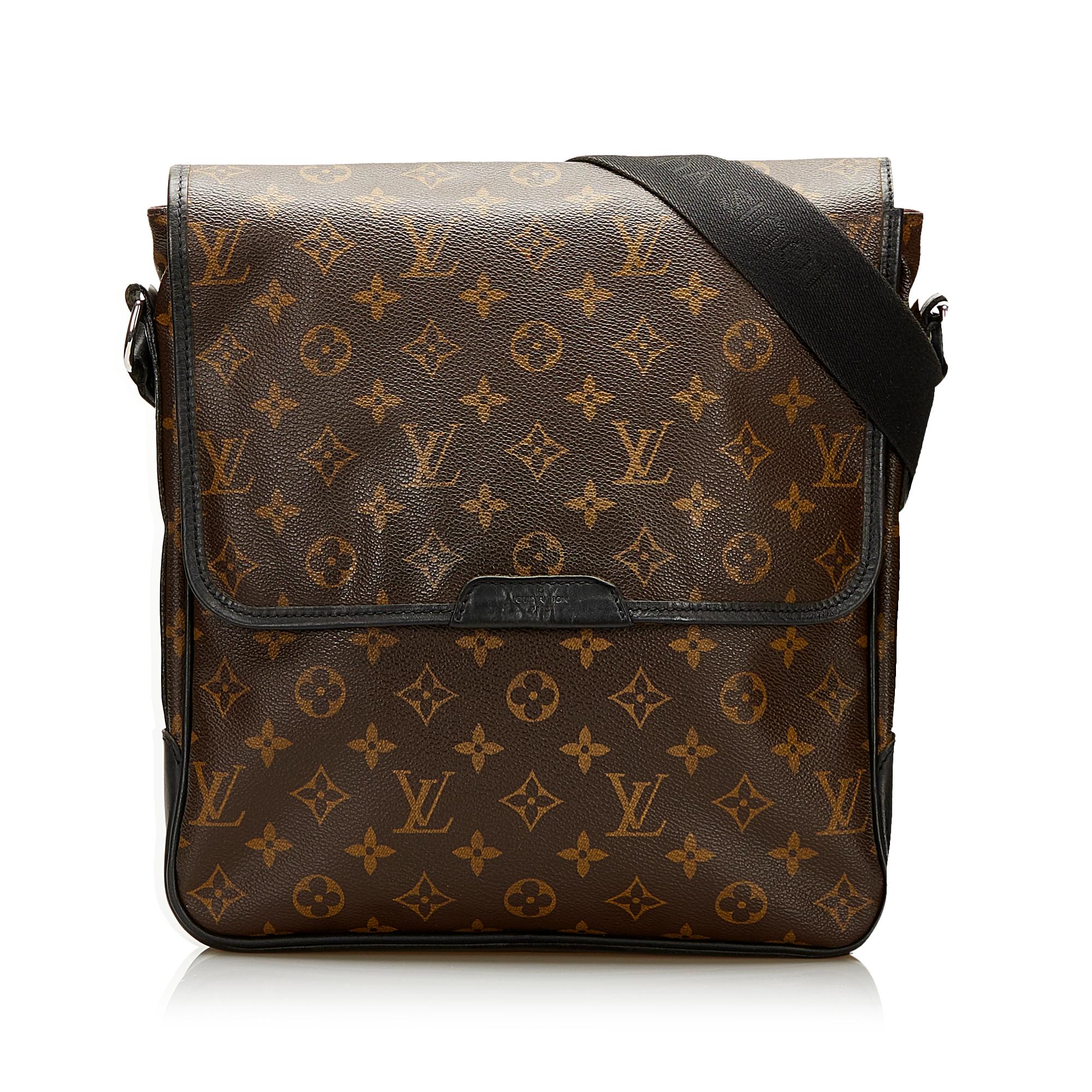 Louis Vuitton Monogram Macassar Bass MM (SHG-36020)
