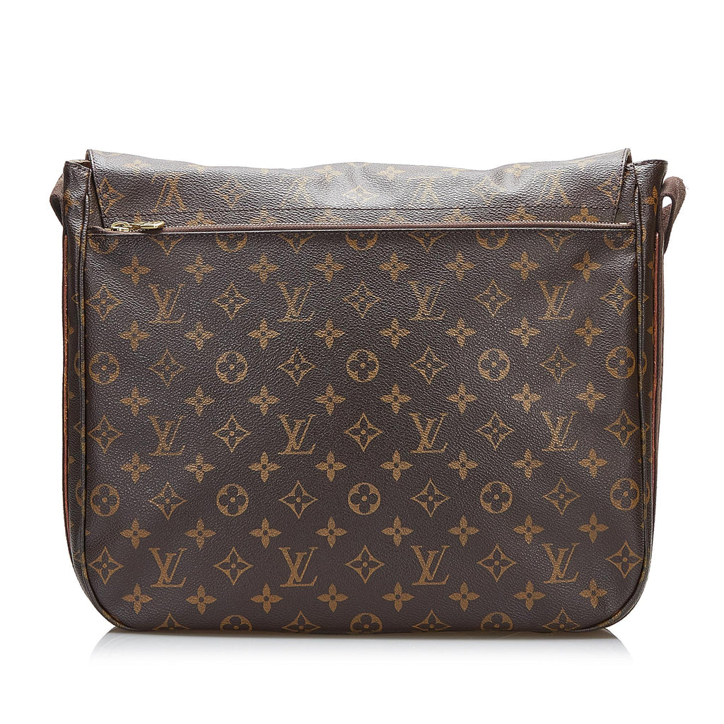 Louis Vuitton Monogram Macassar Bass MM (SHG-PAlLrk)