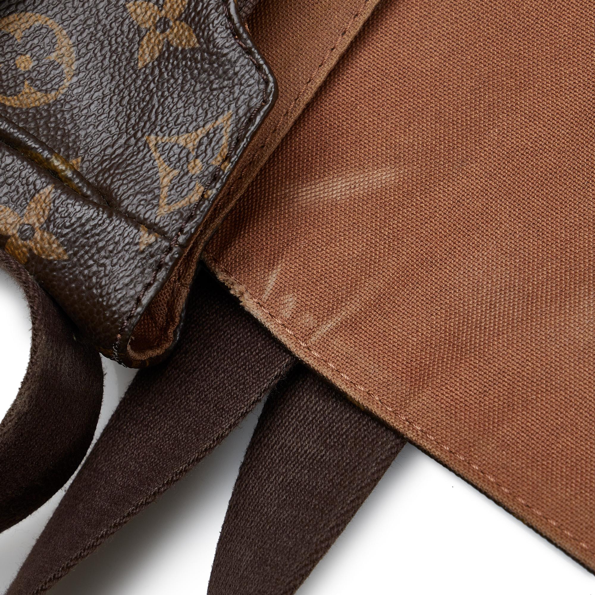 Louis Vuitton Monogram Macassar Bass MM (SHG-PAlLrk)