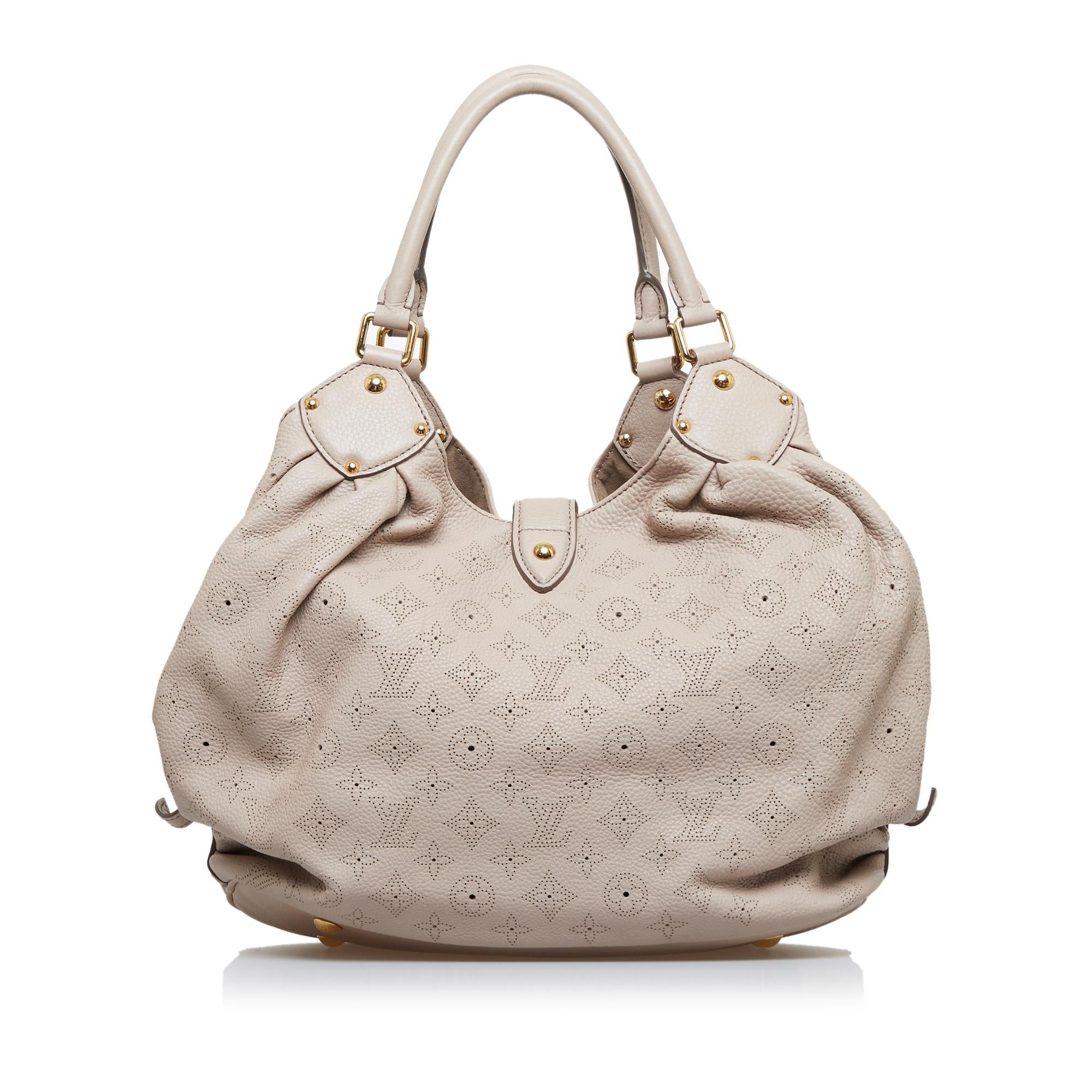 Louis Vuitton Monogram Mahina XL Hobo (SHG-a09AlK)