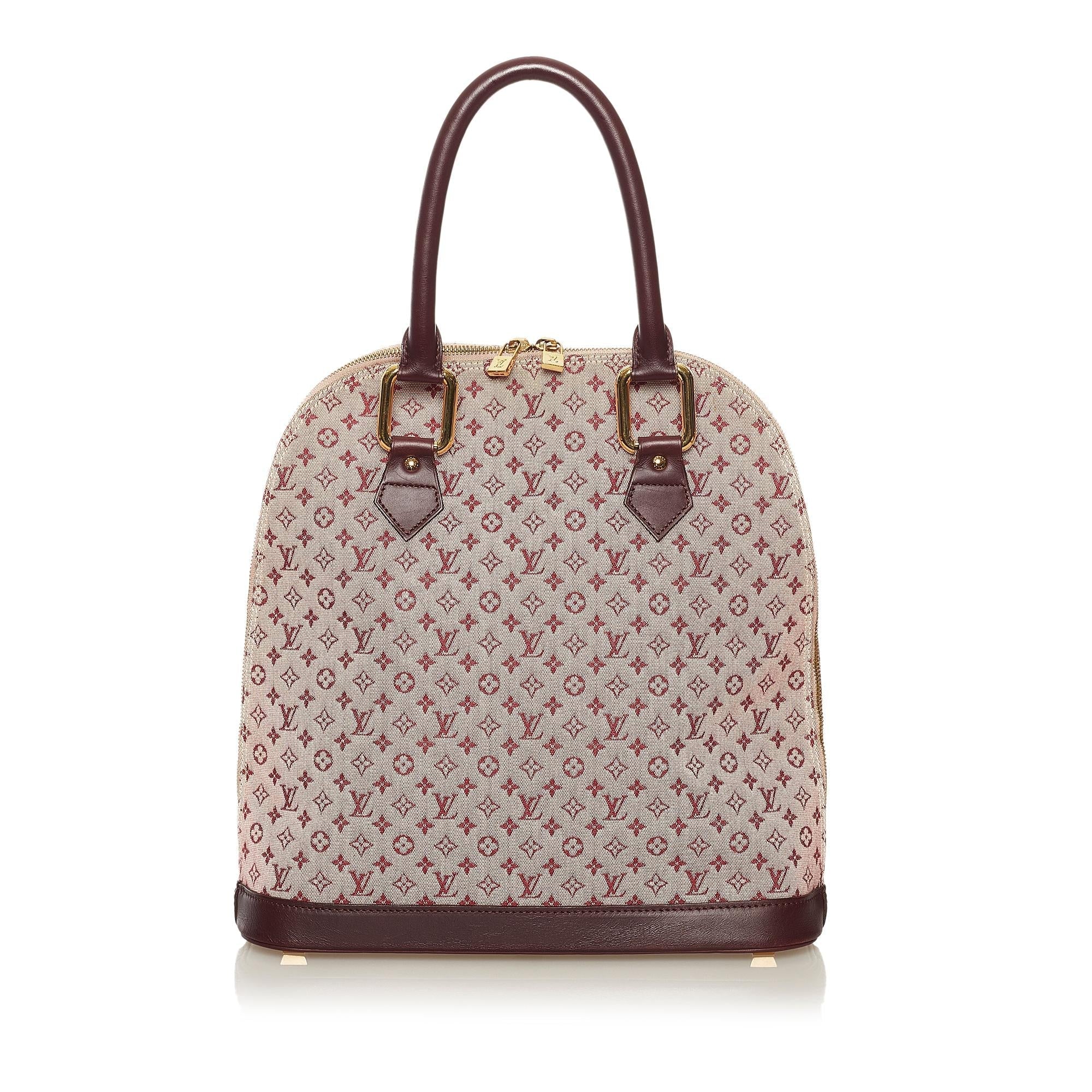 Louis Vuitton Monogram Mini Lin Alma Haut (SHG-34315)