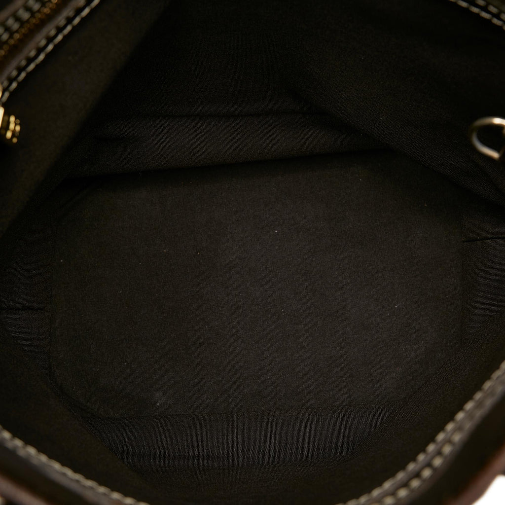 Louis Vuitton Monogram Mini Lin Bucket PM (SHG-32546)