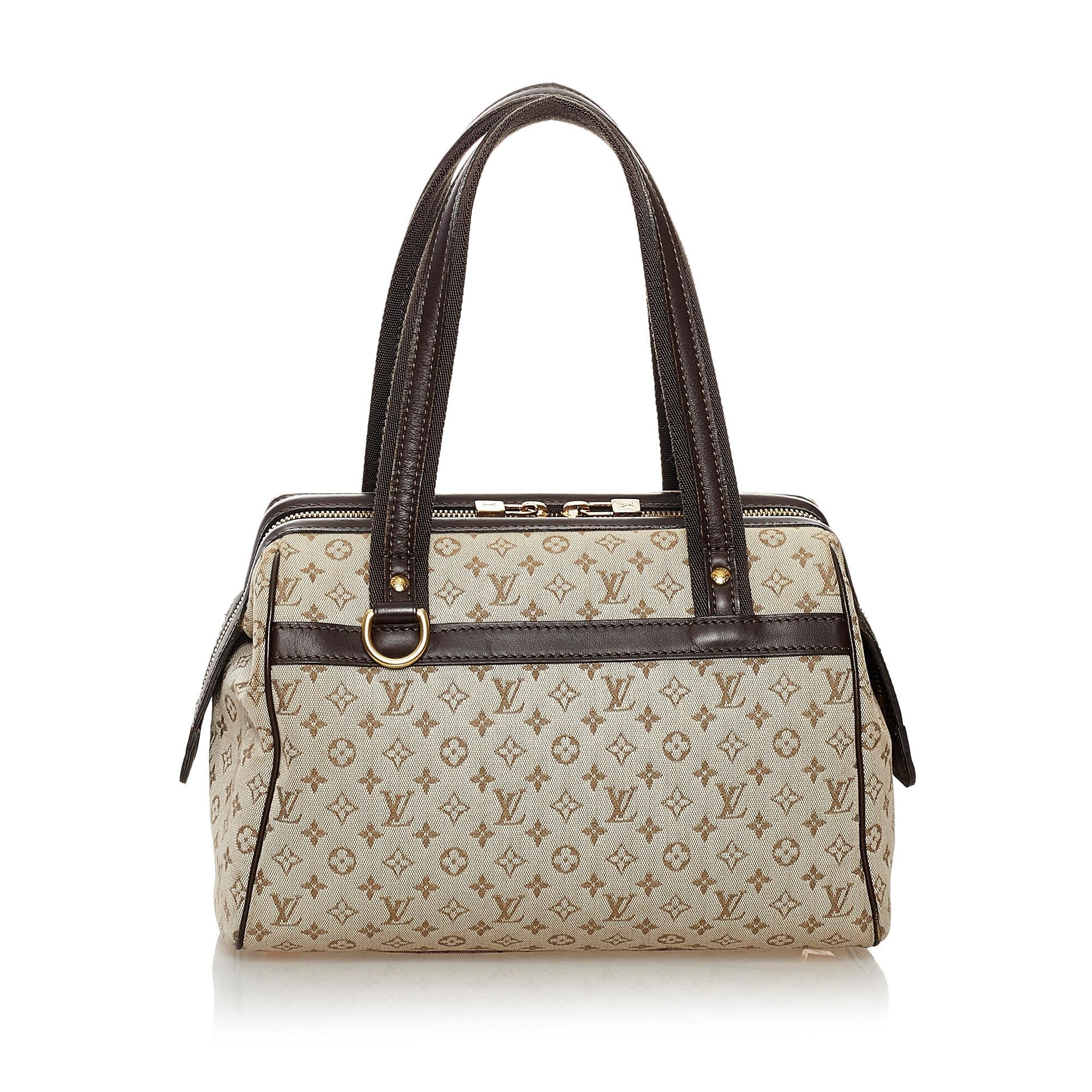 Louis Vuitton Monogram Mini Lin Josephine PM (SHG-32286)