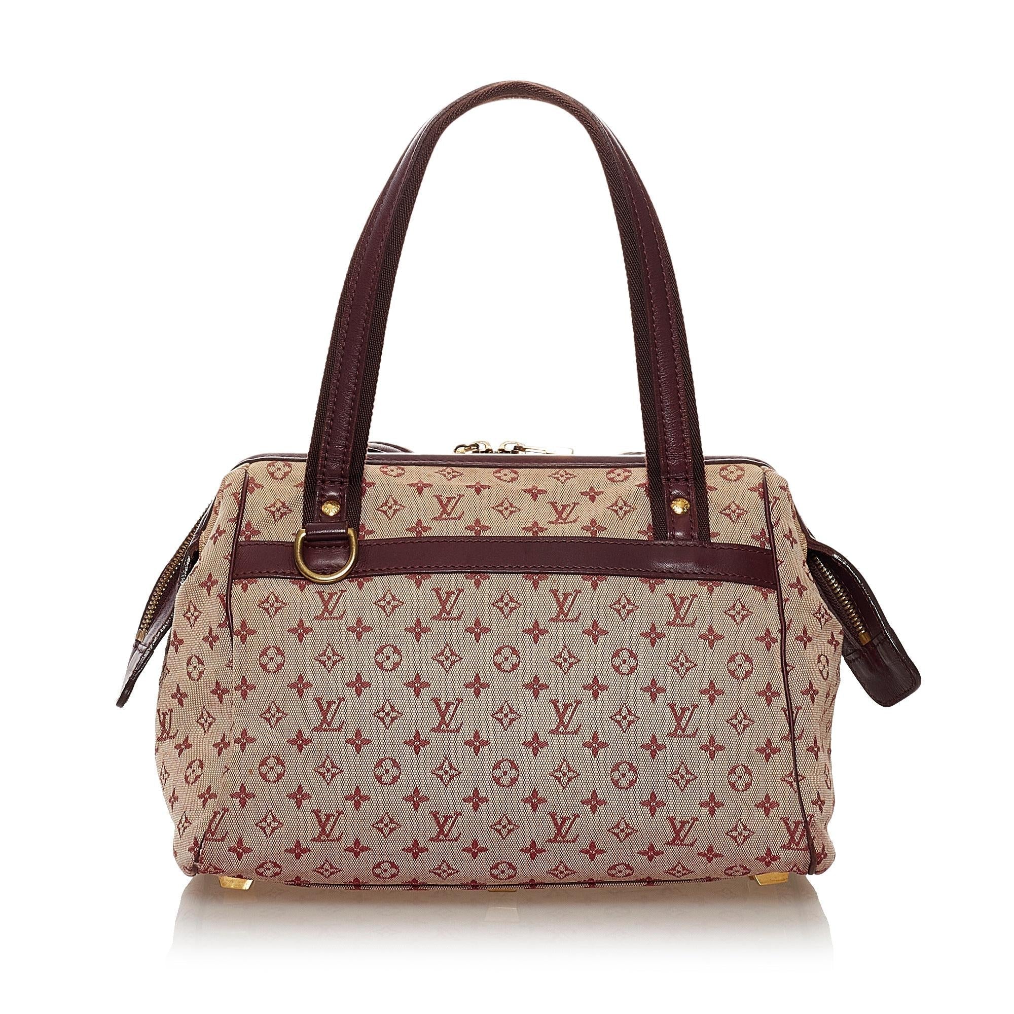 Louis Vuitton Monogram Mini Lin Josephine PM (SHG-33024)
